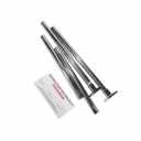 Curtains Rod 61 Inch, Silver