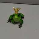 Frog Crown Prince Prime Bedroom Ornament Collectible Cute Figurine Statue Home Office Desk Bookcases Decorations Gifts for Women Sister Lover Room Decor Cake Topper