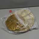 Hicarer 9 Pcs Circle Mirrors Metal Home Decor Wall Decorative Modern Round Accent Wall Art Sculpture Hanging Decorations for Living Room Office Bedroom Kitchen(Gold)