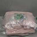 WEST LAKE Pink Bailey Pinch Pleated Window Curtain Panels with Full Blackout Liner 84 Inches Long, Rustic Textured Drapes for Bedroom, Modern Window Treatment for Girls Room,40" Wx84 Lx2