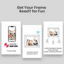 Frameo Digital Picture Frame 10.1 Inch Smart WiFi Digital Photo Frame, IPS Touch Screen, 32GB, Electronic Slideshow, Load from Phone App, Auto-Rotate, for Grandparents & Mothers Day