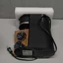 Small Single Serve Coffee Maker, Fast Brew One Cup Coffee Machine for K Cup and Grounds, 6 to 12 oz. Brew Sizes, Capsule Coffee Machine with Descaling Reminder and Viewing Tank, Black (9.45 Inches)