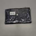 Mens Henley Shirts Casual Waffle Stretch Summer T-Shirt with Pocket (S-XXL) (Black, XXL)