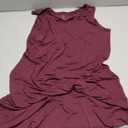 BAMBOO COOL Womens Sleeveless Nightgown Soft Lightweight Nightshirts Sleep Dress Wide Strap Summer Sleepshirt (Medium, Mulberry)