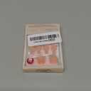 Glamnetic Press On Toenails - Sheer Peach | Natural Peach Semi-Transparent Fake Toe Nails with a Glossy Finish | 16 Sizes - 32 Toe Nail Kit with Glue