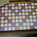Crossword Board Game,Solid Wood Foldable Rotating Game Board., 16.1*16