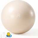 YR Exercise Ball 21.6''/25.6''/29.5'' Yoga Ball for Workout Pregnancy Stability, Anti Burst Fitness Ball for Home Gym, Core & Balance Training, Physical Therapy - White, 75CM