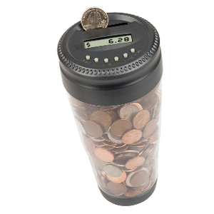 DIRTY DOG Digital Auto Coin Jar Piggy Bank