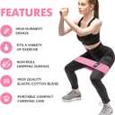 CFX Resistance Bands Set, Exercise Bands with Non-Slip Design for HIPS & Glutes, 3 Levels Workout Bands for Women and Men, Booty Bands for Home Fitness, Yoga, Pilates