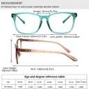 Henotin 4-Pack Blue Light Blocking Reading Glasses Women Men,Spring Hinge Computer Readers,Anti UV Ray Square Nerd Eyeglasses (4-pack Mix Color, 1.50, Diopters)