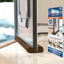 Twin Draft Guard Hug N Fit, Original Dual Draft Stopper Instantly Blocks Air from Entering, Water Repellent, Fits 28-36 Length with 1.5 Energy Saver Tube