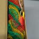 Hoteam Black History Month Wreath for Front Door Black History Month Door Wreaths Four Colors Decorations African American Christmas Kwanzaa Decorations for Indoor Outdoor Home Porch Decoration