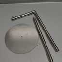 Toilet Paper Holder Stand, Free Standing Toilet Paper Roll Holder with Reserve, Modern Bathroom Toilet Paper Stand for 4 Rolls, Chrome, Housen Solutions