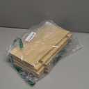 Oungy 4 Pack Bird Perch Stand 12.4×5.3 Inch Parrot Wood Platform Rectangle Wood Perch Stand Board Shelf for Parrots Birds Budgie Parakeet Cockatiel Hamster Chinchilla Gerbil