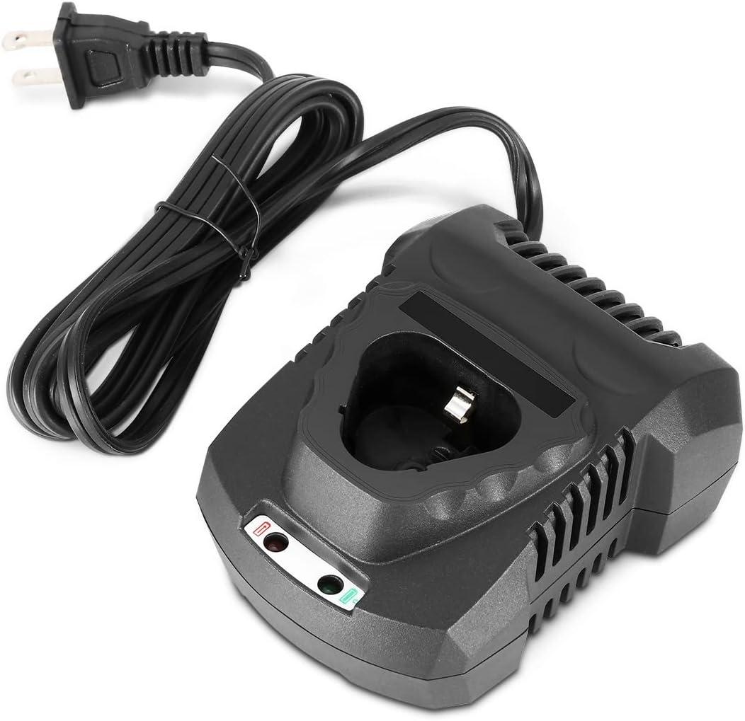 DNA MOTORING TOOLS-00180 Base Type Lithium Ion Battery Quick Charger 12V w/ LED Indicator , Black , Red
