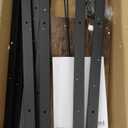 VASAGLE Ladder Shelf, 4-Tier Bookshelf, Storage Rack, Bookcase with Steel Frame, for Living Room, Home Office, Kitchen, Bedroom, Industrial Style, Rustic Brown and Ink Black ULLS44X