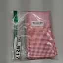 Nasitos 2 Pack Vinyl Picnic Table Cover 60x84 Inch-Flannel Backed Rectangle Waterproof Tablecloth Checkered, Wipeable Plastic Table Cover Red and White for Dinner Party, Picnic, Outdoor