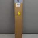 LazBlinds No Tools No Drill Cordless 1" Vinyl Mini Blinds, 100% Privacy S-Curve Blinds for Indoor Windows, Room Darkening Horizontal Window Blinds and Shades for Home, 30 1/2" W x 64" H, White