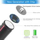 Rechargeable Lithium aa Batteries with Charger - Long Lasting 1.5v Rechargeable aa Batteries 3300mWh 8-Pack with 4 Bay Type C 2H Fast Charger