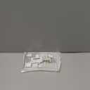 Amylove 20 Pcs Silver Cubicle Pins Partition Long Push Pins Fabric Clips Cubicle Name Plate Holders for Office Furniture Corkboard Fabric Mounting