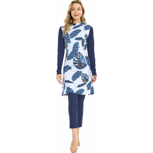 Muslim Swimsuits for Women Long Sleeve Modest Swimwear Burkini Islamic Arabic Swimming Costume Hijab 4XL