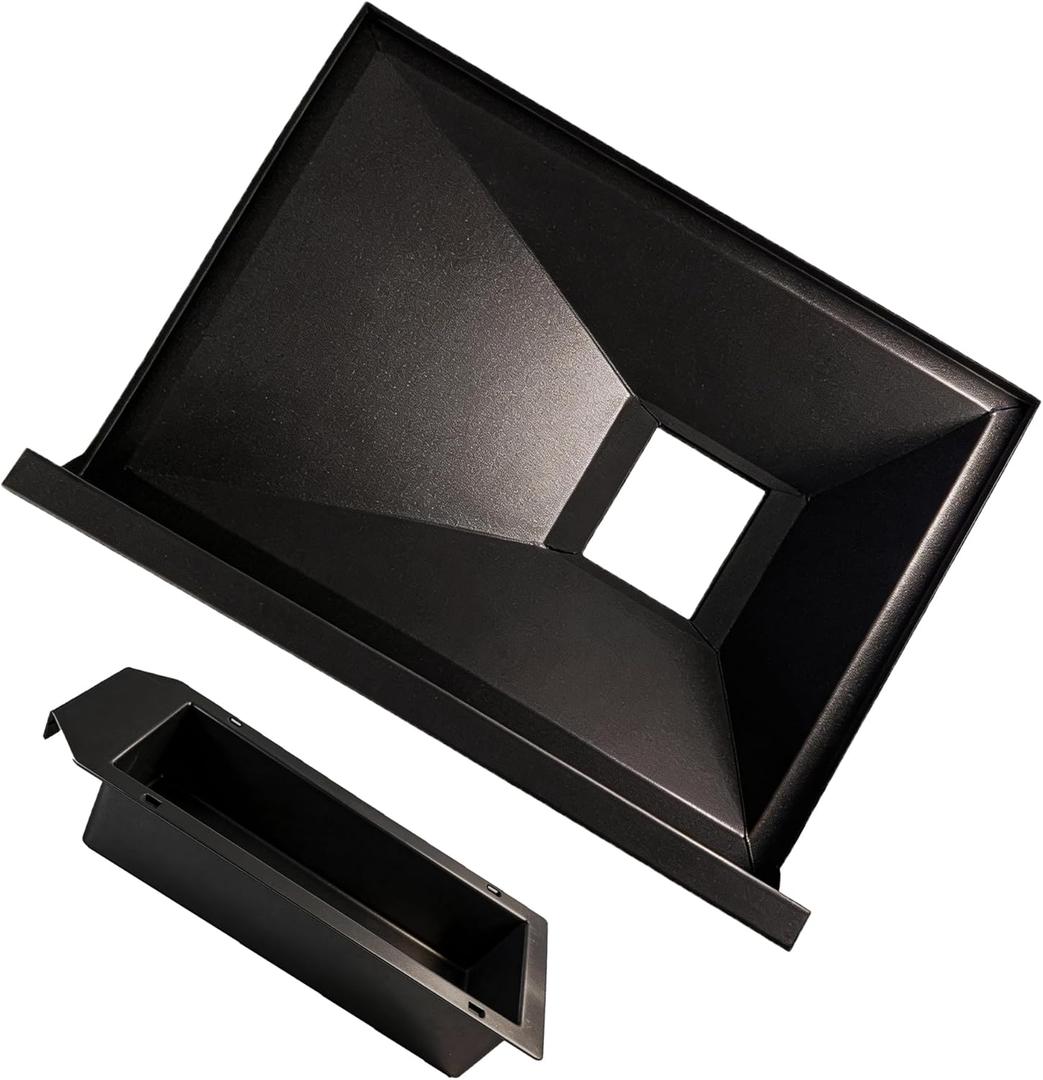 SUONA 9004210230 Grill Grease Tray Replacement for Masterbuilt Grill, Drip Tray with Catch Pan for Masterbuilt Gravity 800 Series Fits CGP26G1D, MB20040122, MB20040221, MB20042221 Models