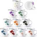 Norme 10 Pcs Chaos Coordinator Gifts Bulk Thank You Mugs Employee Appreciation Gifts 12 oz Funny Enamel Coffee Cups Gift for Mother's Day Graduation for Boss Manager Coworker Team Staff Teacher Nurse