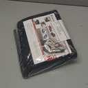 XHYANG Car Seat Protector 1 Pack Car Seat Cushion Mat Thickest Padding,Waterproof 600D Fabric Car Seat Covers for Non-Slip Backing Mesh Pockets for Baby and Pet (Black, 1 Pc)