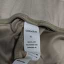 ODODOS Modal Soft Wrap Mini Skorts with Pocket for Women High Waist Asymmetrical Hem Relaxed Shorts, Khaki, X-Large