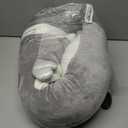 Long Cat Body Pillow for Kids, Cute Cat Stuffed Animals Gifts for Girls, Long Cat Plush Toy for Birthday, Soft Cat Plushies Pillow (Grey, 35.4in/90cm)