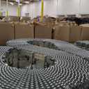 Flexible Skatewheel Gravity Conveyor - 30"W, 17'5" to 60'5"L, 376 lb. Cap., 5.25" Axle Centers