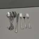 5-Piece Silverware Set for 4 - Stainless Steel Flatware Cutlery Set Service for 4, Mirror Polished Flatware Set Include Forks Spoons Knives for Home, Wedding, Restaurant, Dishwasher Safe