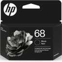 HP 68 Black Ink Cartridge | Works Envy 6100e, 6500e Series | Eligible for Instant Ink | 7FP21TN