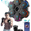 Prorobust Music Boxing Machine with Gloves, Smart Bluetooth Wall Mounted Music Boxing Trainer, LED Boxing Target Workout Equipment for Home, Office, Gym (Upgrade)