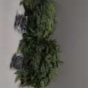 Cedar Christmas Garland with Lights for Mantle - 2 Pack Decorations 9ft Realistic Lighted Faux Pine Garlands for Xmas Home Decoration Indoor Stairs Railing Fireplace Outdoor Prelit Garland Door Decor