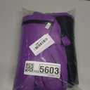 Purple Dog Warm Jacket, Zippered Adjustable Outdoor Snow Jacket - Waterproof, Windproof, Reflective - Small to XXXXL (4XL (24inch Back))