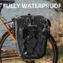 ROCKBROS Bike Panniers Waterproof Max 30L Capacity Cycling Traveling 1 Pack, Large