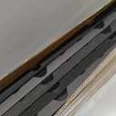 Pushglossy 35 Pcs 9 in Metal Roofing Foam Closure Strips Panels 3 ft Long Inside Outside Classic Rib Profile Roof Closure Strips for Insulation Weather Barrier and Noise Moisture (Exterior)