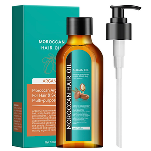 Argan Oil, Moroccan Argan Hair Oil for hair & skin & body multi- purpose, argan oil has remarkable effects on the hair, scalp beard, and it can be used for all skin types, 100ml