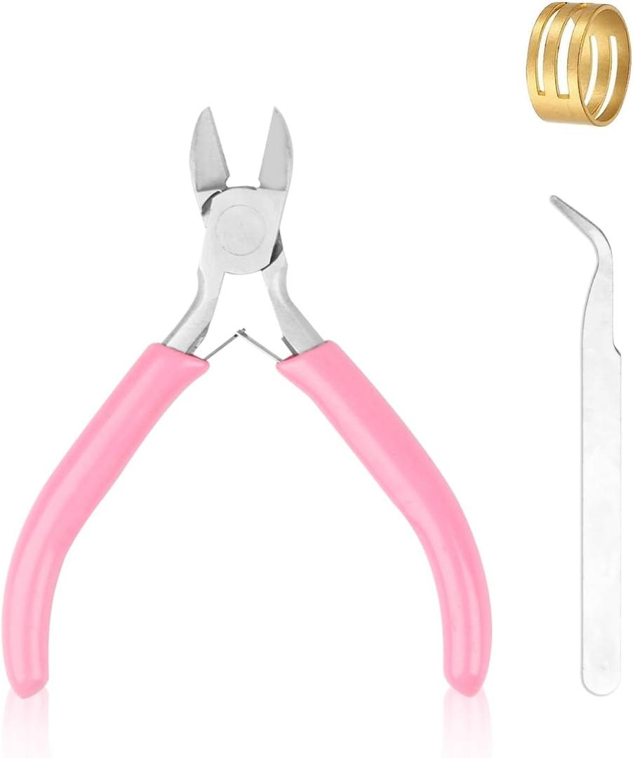 Wire cutters Needle for Jewelry Making,Jewelry Pliers Jewelry Making Tools for CraftsWith Long Flat Nose Pliersfor Cutting Crafts