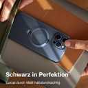 TORRAS Upgraded 360 Spin Magnetic Stand for iPhone 16 Pro Case, Fit for MagSafe, Built-in Kickstand & Ring Holder, Mil-Grade Protective Soft Edge Translucent Case for iPhone 16 Pro, Black 6.3''