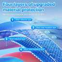 T TGBROS Windshield Sun Shade for Honda Odyssey 2018-2021 2022 2023 2024 Car Window Shades Thicken UV Block and Blackout Privacy Foldable Sunshades 8PCS Accessories Keep Cool Sun Visor Covers