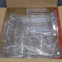 JOLLY CHEF 36 Pack 9 Oz Plastic Champagne Flutes, Gold Stemless Plastic Toasting Glasses| Shatterproof | Heavy Duty | Plastic Disposable Unbreakable Drinkware for Wedding, Party, Thanskgiving