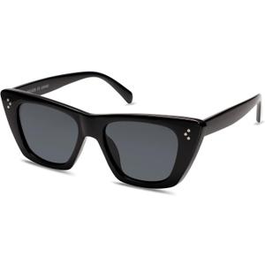 SOJOS Retro Trendy Cat Eye Polarized Sunglasses for Women Cute Stylish UV400 Sunnies SJ2199