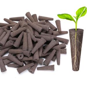 Doter 100 pcs Grow Sponges for Hydroponics Compatible with AeroGarden, Hydroponics Growing System Pods, General Hydroponics Rapid Rooter, Starter Plug for Seeds or Cuttings