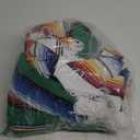 Tudomro 4 PCS Large Authentic Mexican Blankets Colorful Mexican Striped Throw Blankets Serape Fiesta Beach Fringe Yoga for Home Office Camping Picnic (Classic)