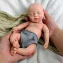 12-Inch Full Body Silicone Reborn Baby Doll Realistic Newborn Boy, Ideal for Kids' Playtime, Collectors, Boy 