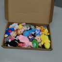 Lenwen 28 Pieces Finger Puppet Set Soft Plush Finger Puppet Mini Stuffed Animals Family Figures Assortment for Storytelling, Role Playing, Playtime, School, Party Favor Easter Eggs Basket Stuffers