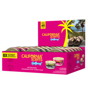 California Scents Spillproof Air Freshener Can Counter Display - Assortment 12pcs