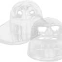 Plastic Clear Baseball Cap Display Case, 2 Sets Hat Display Case Holder Protector Baseball Hat Holder for Packaging